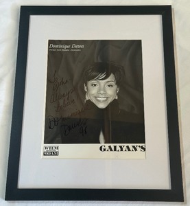 Dominique Dawes Autographed Advertisement 1996 Olympic Gymnast Gold Medal - Framed