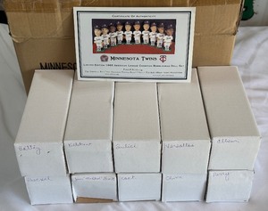 1965 Minnesota Twins Limited Edition Bobblehead Set - New In Box - Killebrew, Battey, Pascual, Grant, Qulici, Kaat, Versalles, Oliva, Allison, Perry