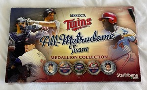 Minnesota Twins All-Metrodome Team Medallion Collection - Complete