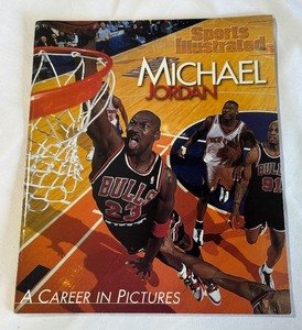 Michael Jordan Rare Promo Sports illustrated A Career In Pictures Basketball Magazine