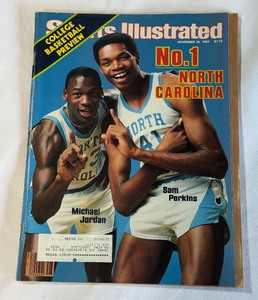 Michael Jordan 1st Cover Sports Illustrated Magazine - November 28, 1983 - Cover Is A Bit Loose