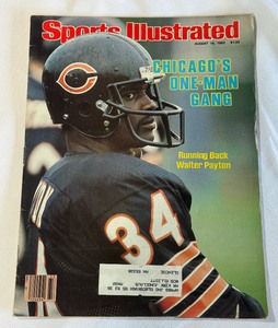Walter Payton Cover 1982 Sports Illustrated Magazine