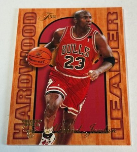 Michael Jordan 1995-96 Fleeir Hardwood Leaders #4 Insert Basketball Card