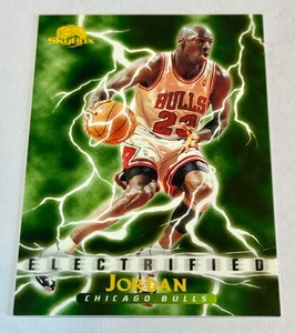 Michael Jordan Electrified Insert 1996 SkyBox #278 Basketball Card