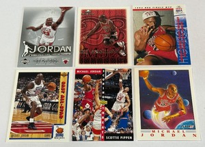 (6) Michael Jordan Basketball Card Lot - #2