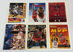 (6) Michael Jordan Basketball Card Lot - #5