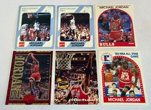 (6) Michael Jordan Basketball Card Lot - #6