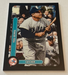 Yogi Berra 75 2021 Topps #16 Numbered 1075 Baseball Card