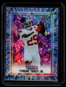 11 Tyrone Tracy Jr.2025 Leaf Vivid #179 - ONLY ONE THAT EXISTS - Football Card