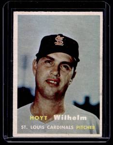 Hoyt Wilhelm 1957 Topps #203 Vintage Baseball Card