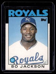 Bo Jackson RC 1986 Topps Traded #50T Rookie Baseball Card