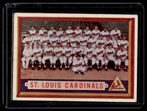 1957 Topps St. Louis Cardinals Team Card #243 Vintage Baseball Card