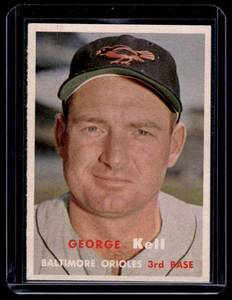 Goerge Kell 1957 Topps #230 Vintage HOF Baseball Card
