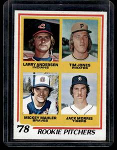 Jack Morris RC 1978 Topp #703 Rookie Vintage Baseball Card