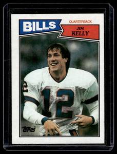 Jim Kelly RC 1987 Topps #362 Vintage Rookie Football Card