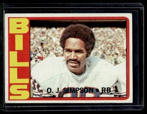 OJ Simpson 1972 Topps #160 Vintage Football Card