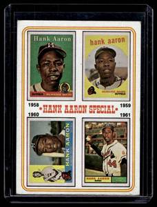 Hank Aaron Special 1974 Topps #3 Vintage Baseball Card