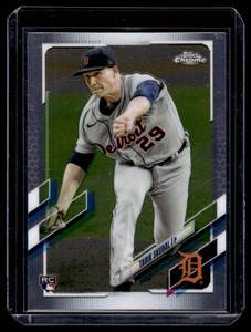Tarik Skubal RC 2021 Topps Chrome #103 Rookie Baseball Card