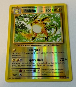 Raichu Holo Pokemon Trading Card 36108