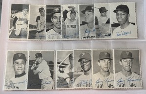 1969 Topps Deckle Edge 13-Card Vintage Baseball Lot w Stars