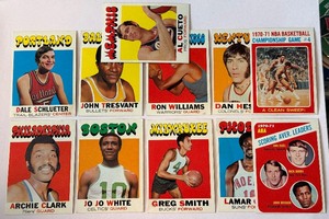 1971-72 Topps Basketball 11-Card Vintage Lot