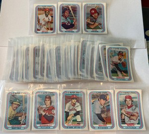 1976 Kelloggs Baseball Complete 57 Card Vintage Set - Great Condition, No Cracking - HUGE STARS - Jackson, Morgan, Eckersley RC, Yaz, Seaver, Bench, Brock, Carew, Rose