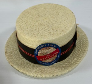 1965 World Series AL Champs Minnesota Twins Foam Top Vintage Baseball Hat - Excellent Condition