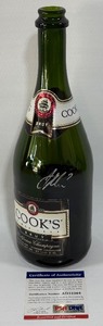 Joe Mauer Autographed w PSA DNA COA 2010 Central Division Championship Locer Room Celebration Champagne Bottle - Minnesota Twins