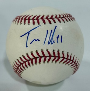 Travis Hafner Autographed Rawlings OMLB Selig Baseball