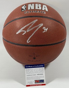 Shaquille O Neal Autographed w PSA DNA COA Spalding NBA Ultimate Basketball