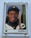 Ken Griffey Jr. Iconic RC 1989 Upper Deck #1 Rookie Baseball Card