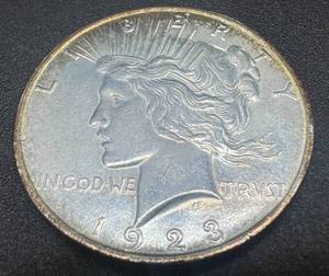 1923 Peace Silver Dollar - Uncirculated - 90% Silver