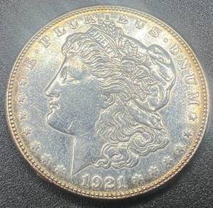 1921 Morgan Silver Dollar - Uncirculated- 90% Silver