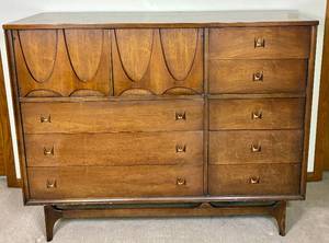 Broyhill Walnut Brasilia Magna ChestHighboy Dresser