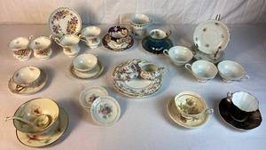Teacup & Saucer and Porcelain Plates Assorted Collection