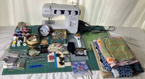 Necchi FA16 Sewing Machine and Sewing Bundle