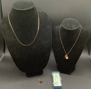 Collection of 10KT Class Ring and Gold Filled Jewelry