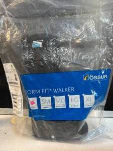 MSRP $120 NEW ssur Form Fit Walker Boot W0200BLK, X-Small XS, Orthopedic Fracture &amp Ankle Support Brace