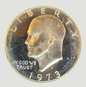 1972-S Eisenhower Proof Dollar  40% Silver