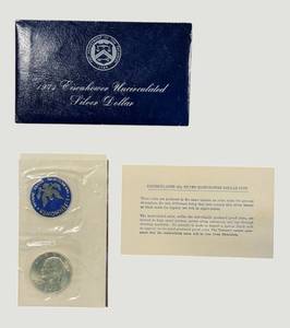 1971-S Blue Ike Silver Dollar 40% Silver Original Mint Package