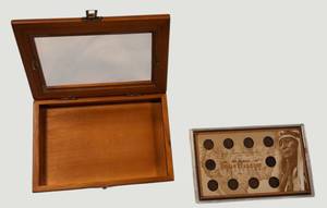 Historic Indian Head Penny Display  10 Genuine Coins Included
