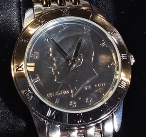 August Steiner Kennedy Coin Face Watch – New in Gift Tin