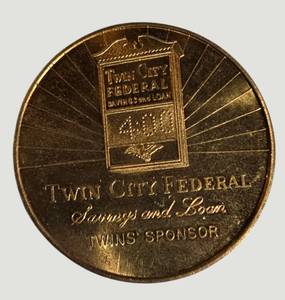 1965 Minnesota Twins American League Pennant Commemorative Medal Token