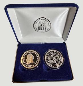Collectors Edition Early U.S. Coin Replica Set  Display Case Included