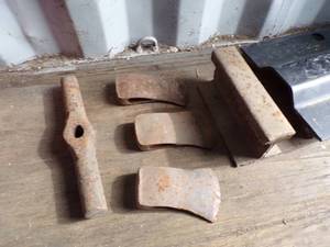 RR Rail, Axe Heads and Hammer Head
