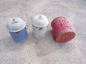 3 Vintage Ballot Boxes