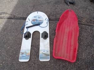 Water Ski Kids Learning Board and sled