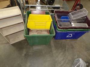 Storage Totes and Wood Storage Boxes, Wood Shelf