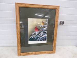 Framed Artwork Winter Refuge by Jim Hansel