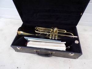 Vintage Trumpet with case